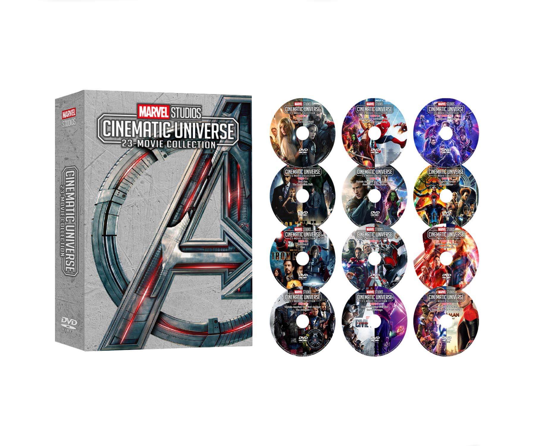 Marvel Studios Movie Collection DVD & Blu-ray Box Set - Luux Movie