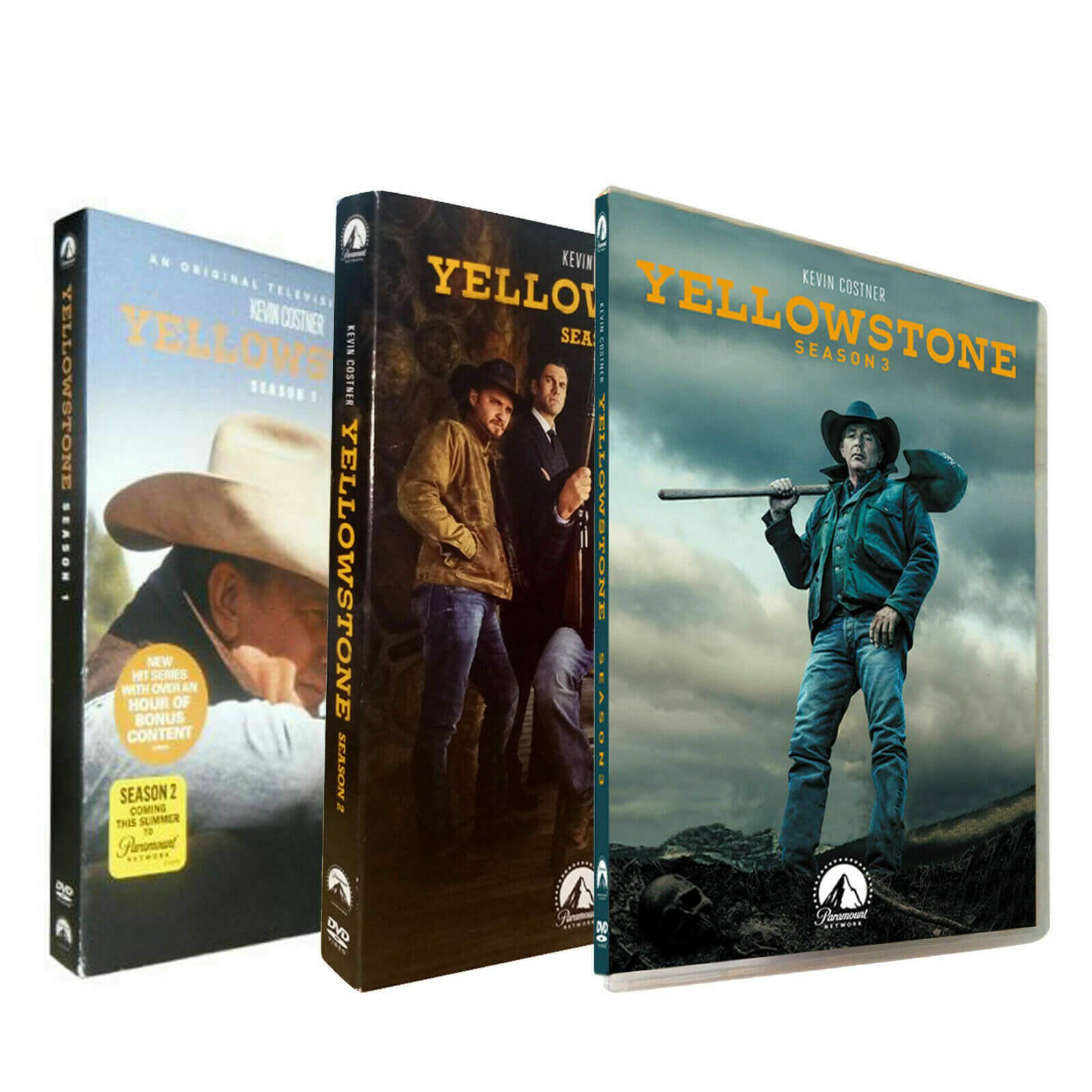 Yellowstone : The Complete Series Season 1-3 1 2 3 Blu-ray&DVD