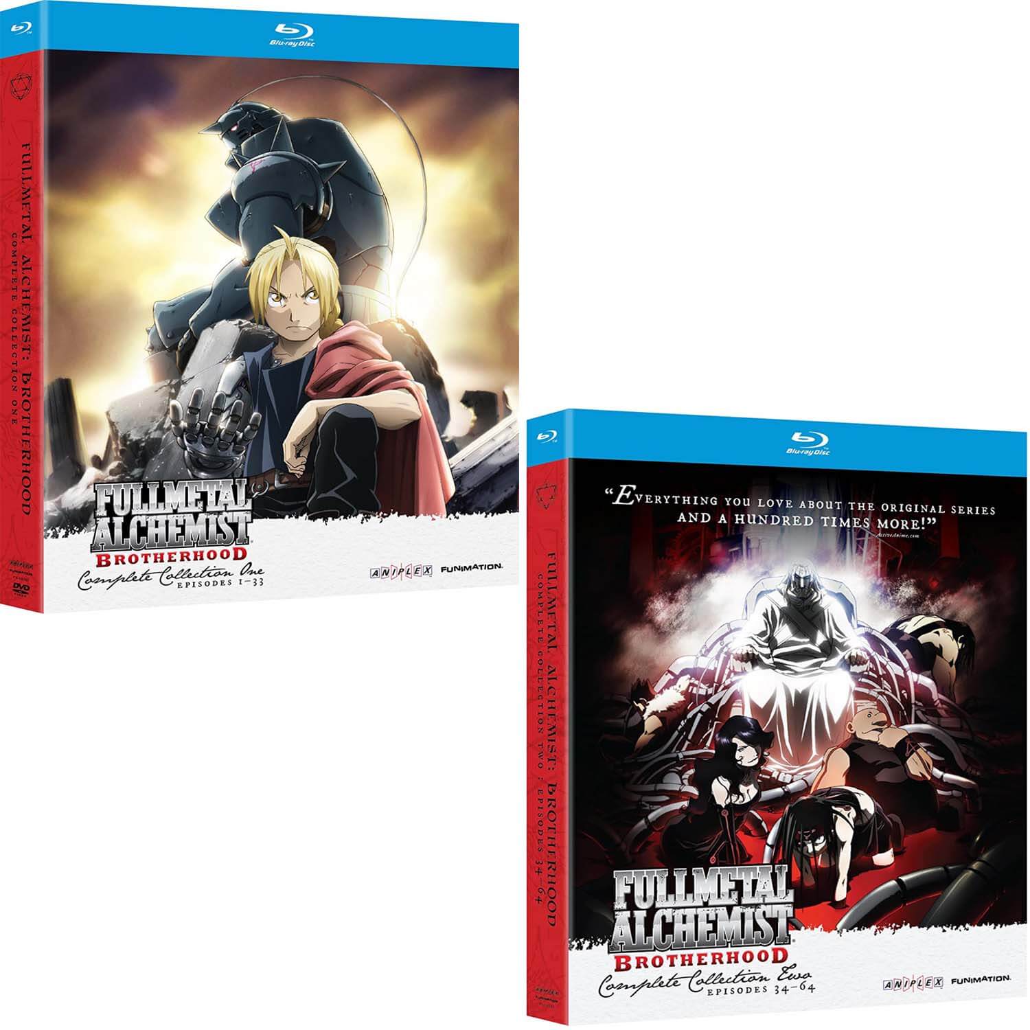 Fullmetal Alchemist: Brotherhood, Part 1 (Blu-ray Disc, 2010, 2-Disc Set)  for sale online