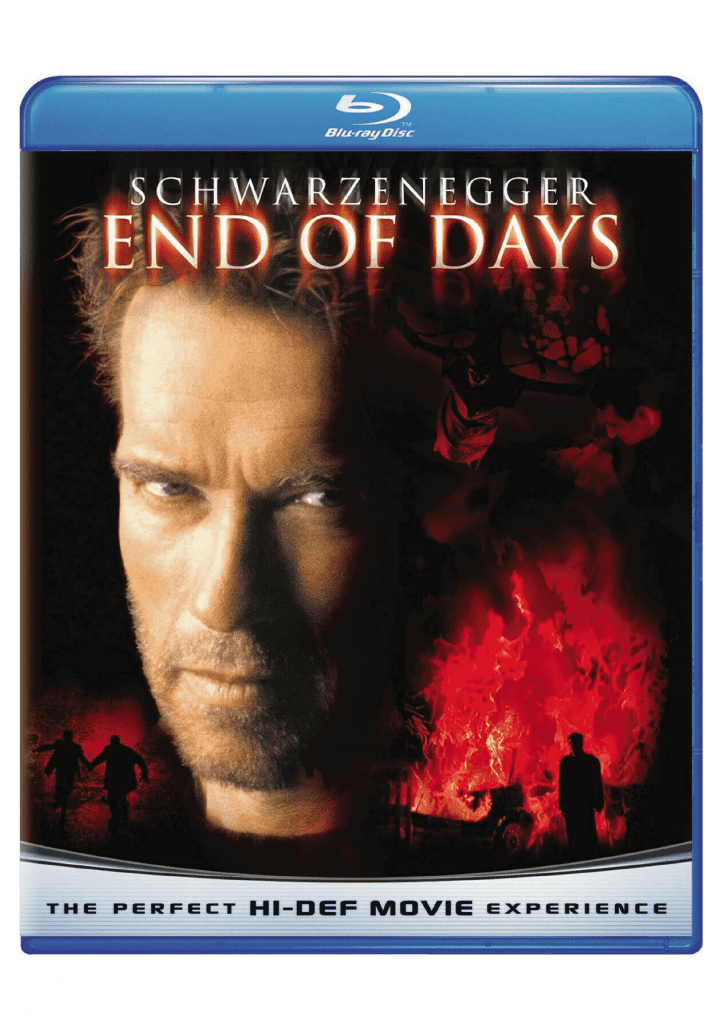 End of Days DVD & Bluray Arnold Schwarzenegger NEW Luux Movie The