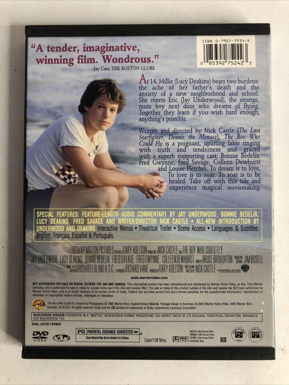 The Boy Who Could Fly New DVD Australia Import NTSC Region 0